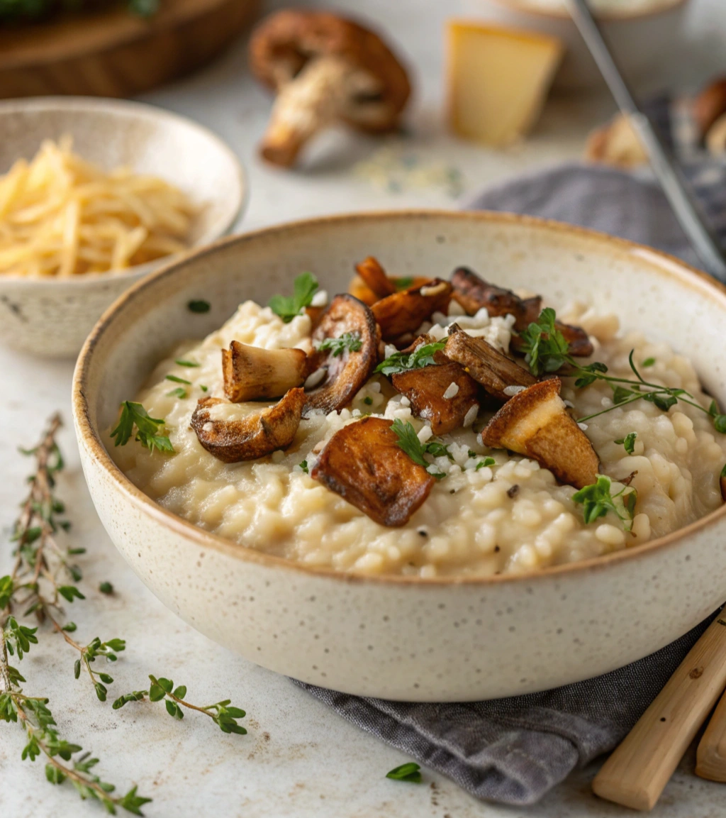 creamy-wild-mushroom-risotto