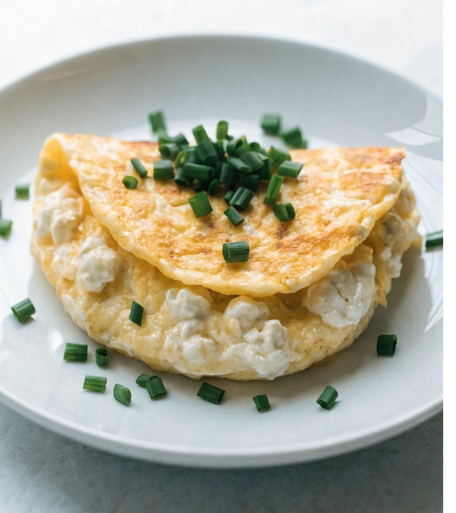 high-protein-cottage-cheese-omelette-folded-in-hal