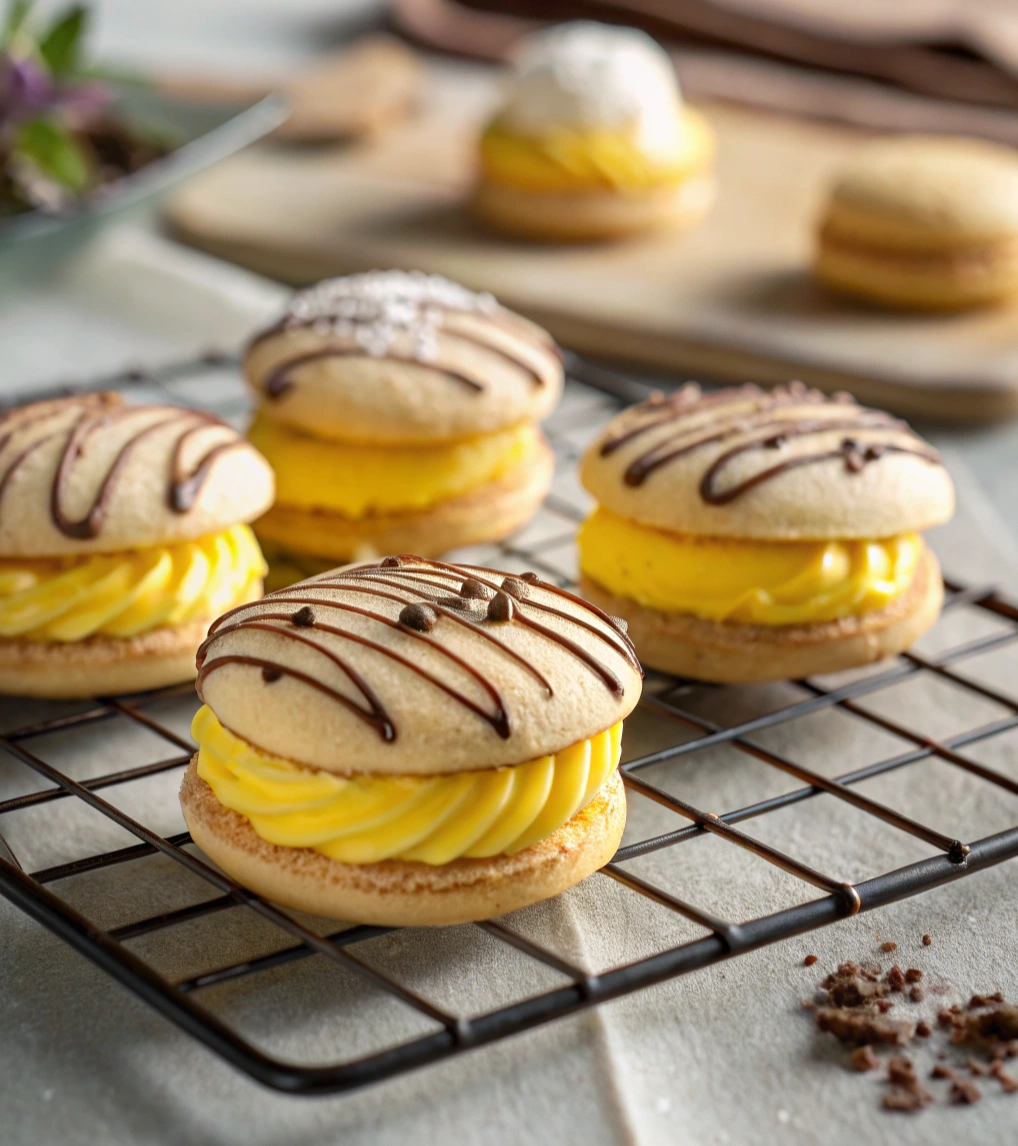 gule-bomber---norwegian-almond-cookies-with-yellow